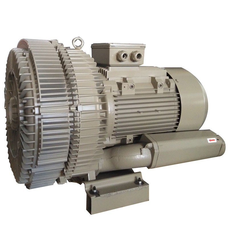 Double Stage Lower Noise Three Phase Ring Blower for CNC Engraving Machine